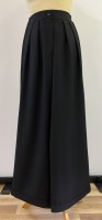 1930s/40s Oxford bag style wide leg ladies trousers - black