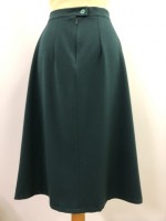 1940s A Line Skirt - Bottle Green