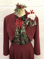 1940s/50s Swing skirt & Jacket Set - Wine