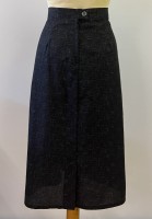 1950s Pencil Skirt - Black Fleck