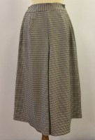 1930s/40s wide leg culottes - brown check