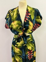1940s trousers & tie top set - Heliconia