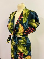 1940s trousers & tie top set - Heliconia