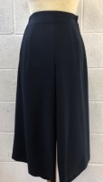 1930s/40s wide leg culottes - navy