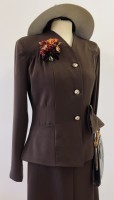 1940s skirt suit - Brown