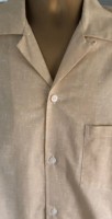 1950s Fleck shirt for men - beige