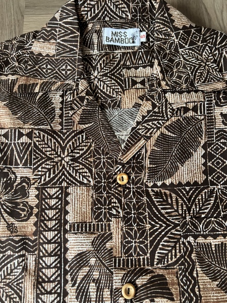 1940s Hawaiian shirt - Tiki Tapa